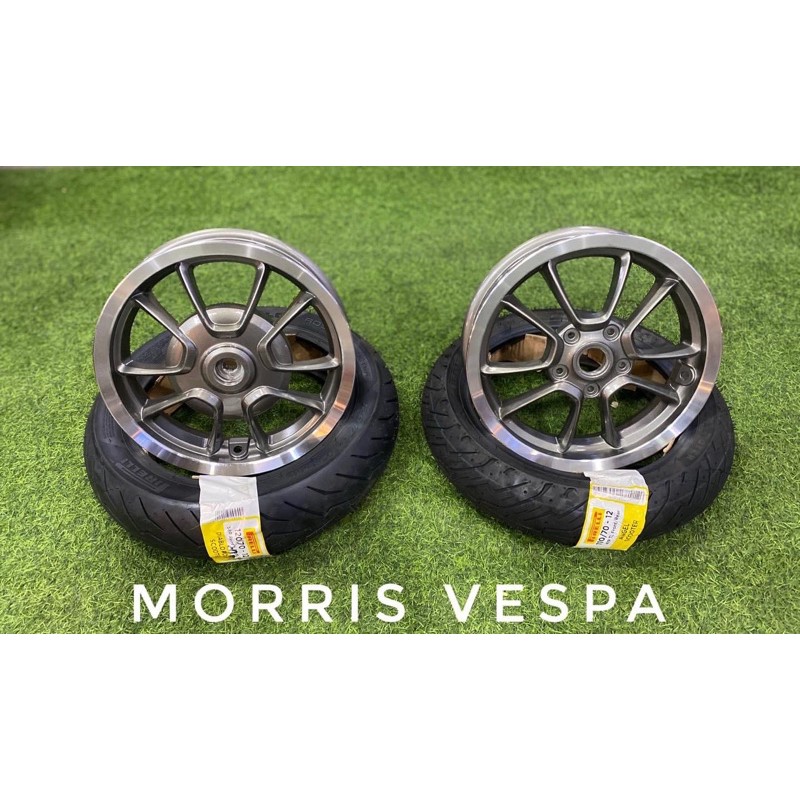 [ Morris Vespa ] 春天 原廠輪框 特仕版 雙色框 鑄造輪框 12寸 衝刺