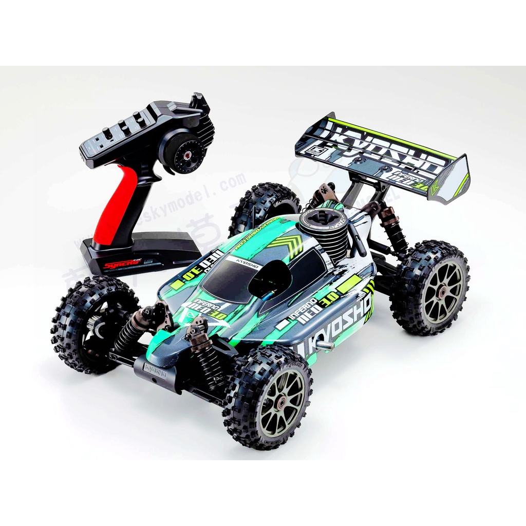 KYOSHO 京商 33012T4 綠 1/8 GP 鬼王 21級 引擎 油車 Inferno NEO 3.0 越野車