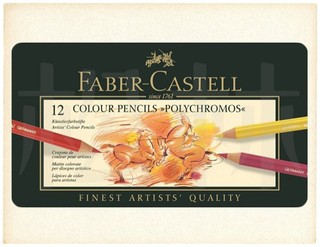 輝柏 Faber Castell 專家級 綠盒 (藝術家) 油性色鉛筆12色 手繪本幫手-110012