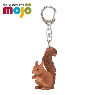 Mojo Fun動物模型-松鼠鑰匙圈