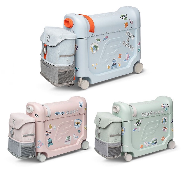 挪威 Stokke Jetkids 騎乘式行李箱+兒童背包(3色可選)