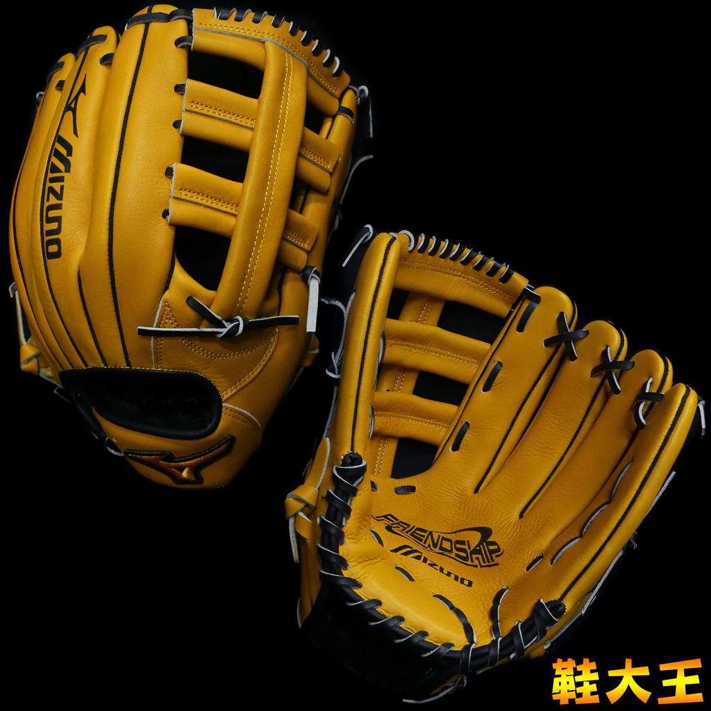 鞋大王Mizuno 1ATGS60830 原皮(47H) 外野手用 CROSS 2 型，壘球手套(左撇專用)【免運費】