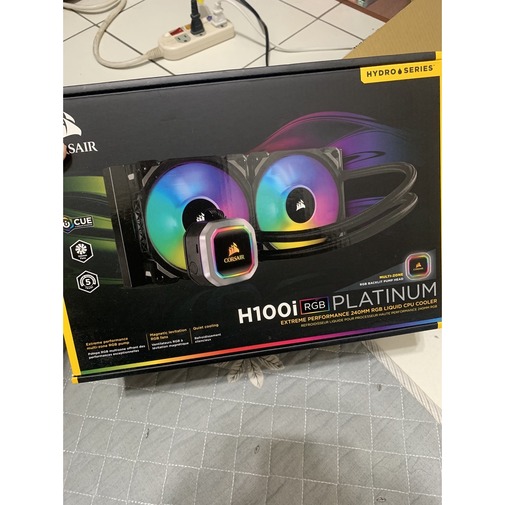 海盜船水冷 H100i RGB Platinum (二年原廠保固)