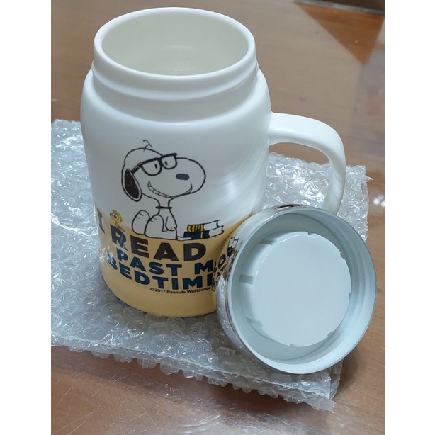 peanuts 史努比 陶瓷蓋杯