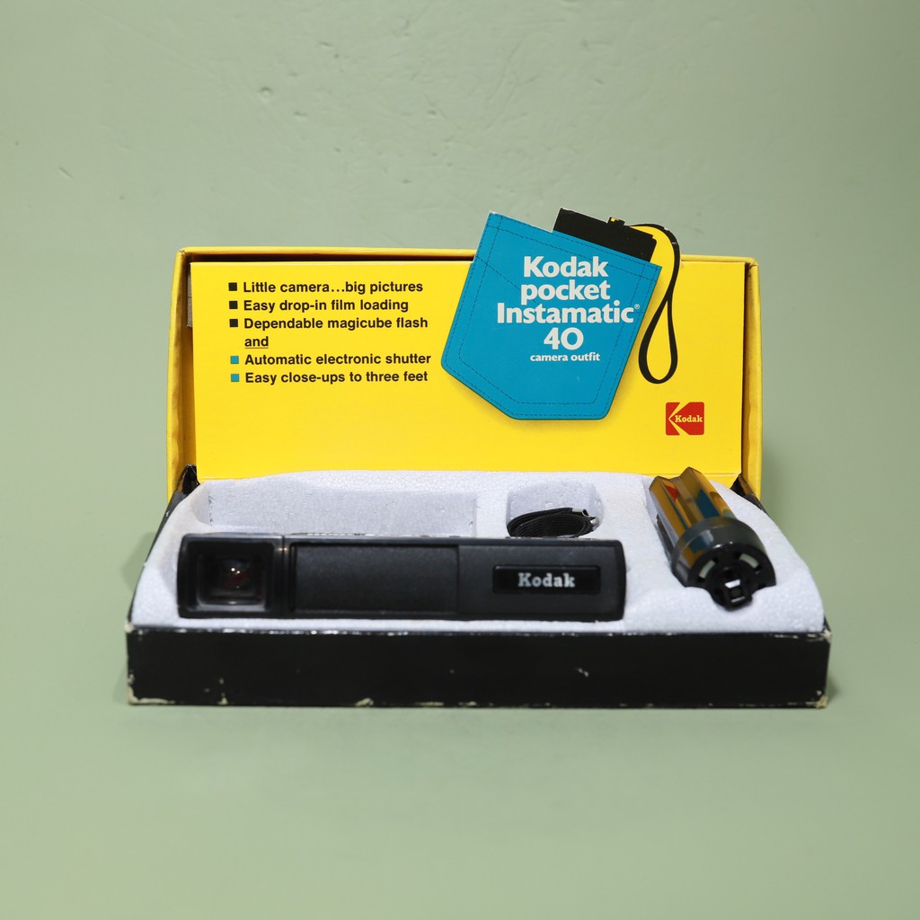 【Polaroid雜貨店】♞Kodak Pocket Instamatic 40 110 底片 擺飾 復古 底片相機