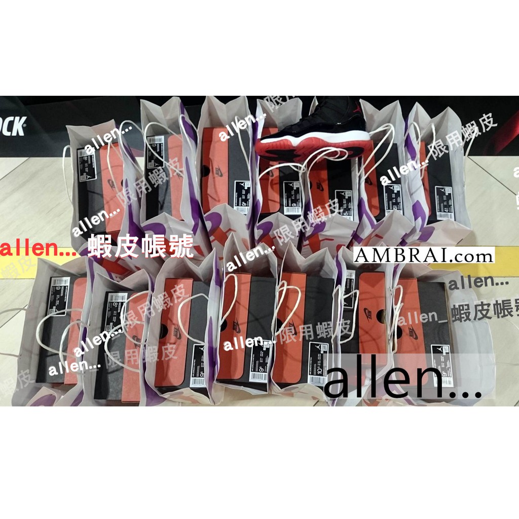 【AMBRAI.com】 Nike Air Jordan 11 Retro Bred' 喬丹 378037-061 男鞋