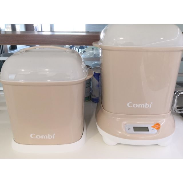 二手出清 Combi Pro 高效消毒烘乾鍋 加奶瓶保管箱 奶瓶消毒鍋