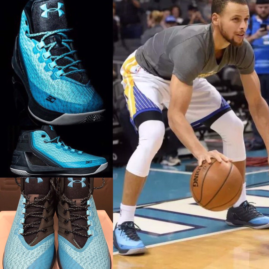 閔彥如約 Under Armour UA Stephen Curry 3 SC 天空藍 1269279-458