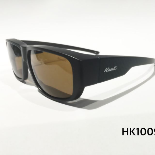 《名家眼鏡》Hawk 咖啡色眼鏡族專用偏光套鏡 HK 1009 COL.47【台南成大店】