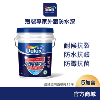 【Dulux得利】A955 剋裂專家外牆防水漆（5加侖裝）