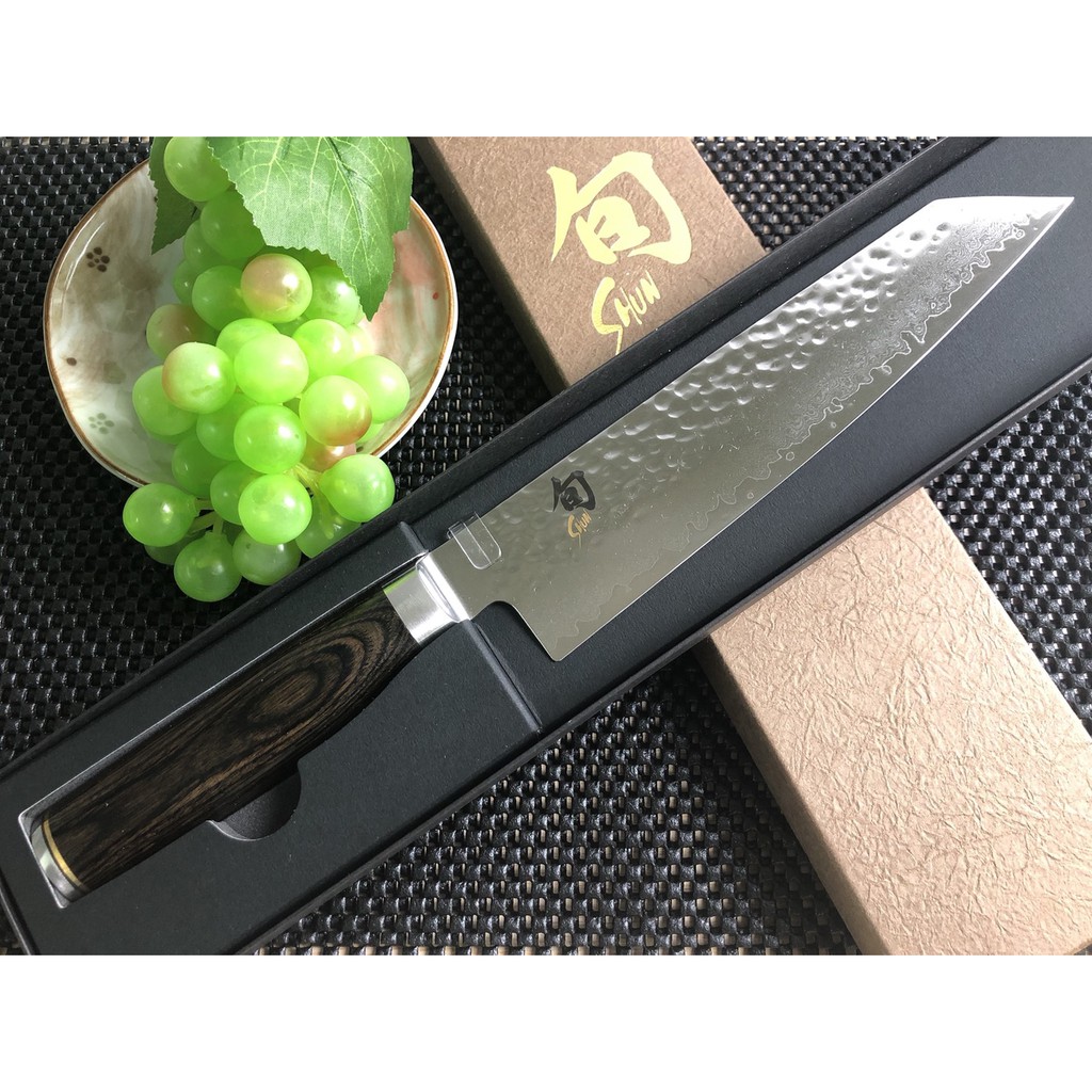 貝印 KAI 旬 Shun 「槌目」經典系列大馬士革鋼 TDM-0771 劍型牛刀/主廚刀/萬用刀/蔬果刀 | 蝦皮購物