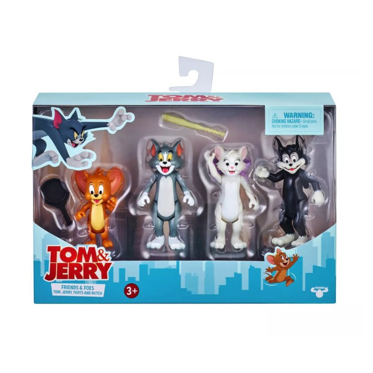 現貨 美國正版代購 湯姆貓與傑利鼠 湯姆與傑利 公仔娃娃可動公仔 Tom &amp; Jerry