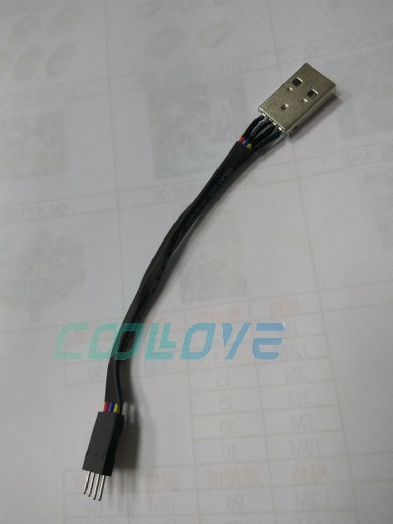 小白的生活工場 Usb4pintoam Usb 4pin轉usb A公轉接線 工程師必備品 蝦皮購物