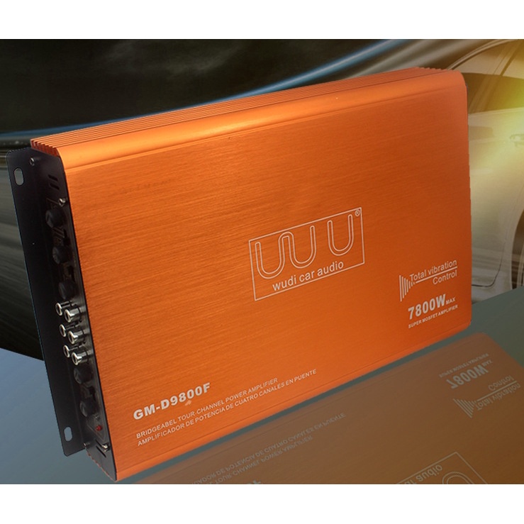 WUDI 7800W 車用4聲道擴大機 UUU無敵牌 黃金版大功率 汽車音響 可推重低音