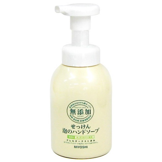 日本製造【Miyoshi石鹼】無添加肥皂泡沫洗手乳 本體 350ml 好康購購購