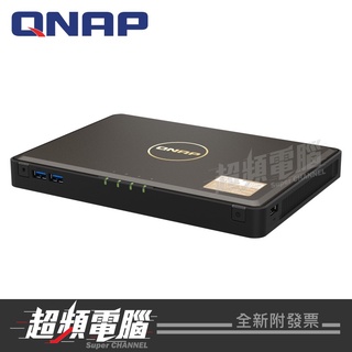 【超頻電腦】QNAP 威聯通 TBS-464-8G 4Bay 雙2.5GbE NAS網路儲存伺服器(不含硬碟)