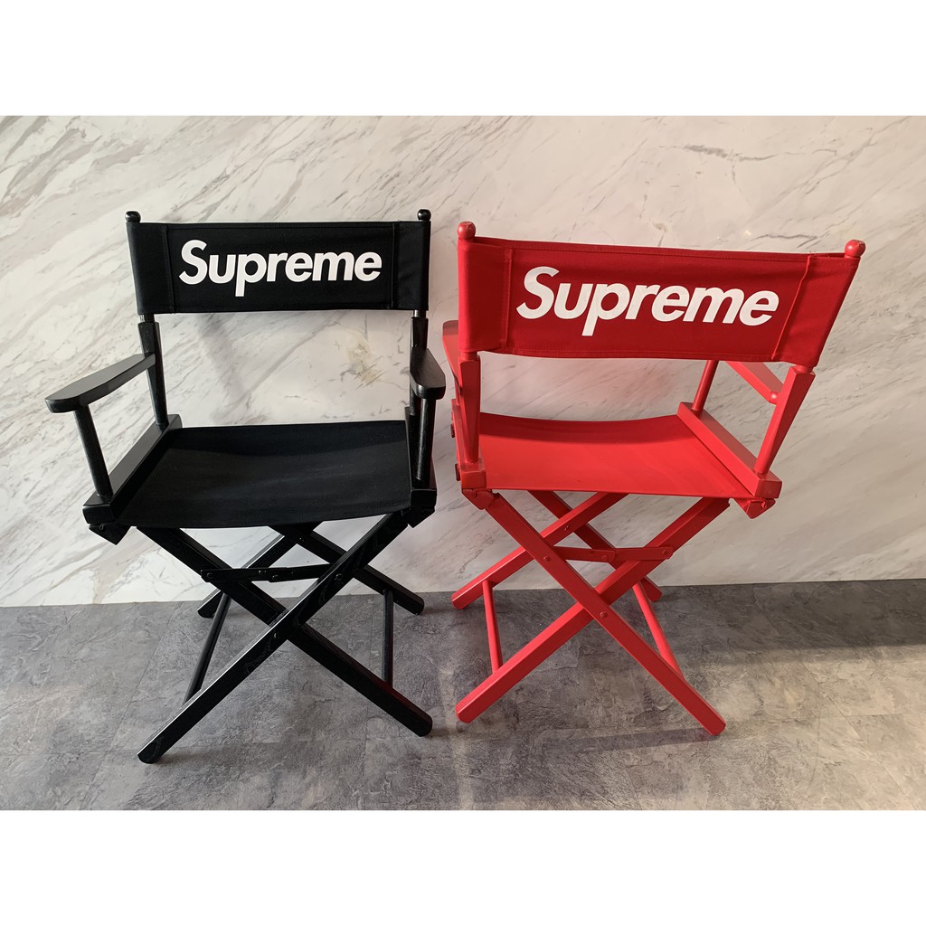 Supreme SS19 Director's Chair 紅色黑色導演椅椅子折疊椅全新現貨