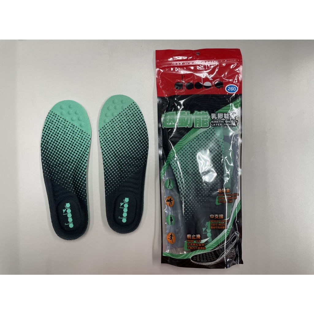 新寶島📣 📣 DIADORA 乳膠鞋墊 男女皆可用 DAIS2012超動能(綠)