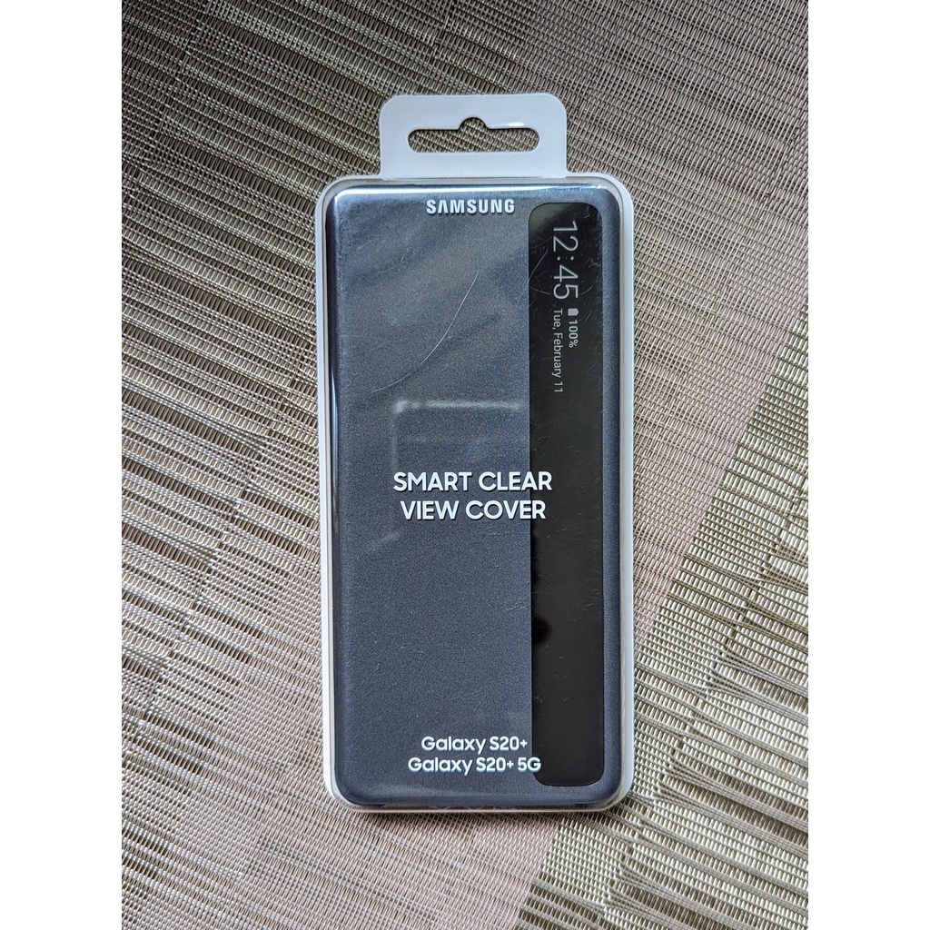 【原廠全新】Samsung 三星 Galaxy S20+ 5G全透視感應皮套 灰色