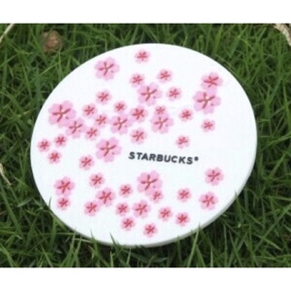starbucks日本櫻花杯墊正品立體矽膠杯墊隔熱墊星巴克創意防滑水杯墊