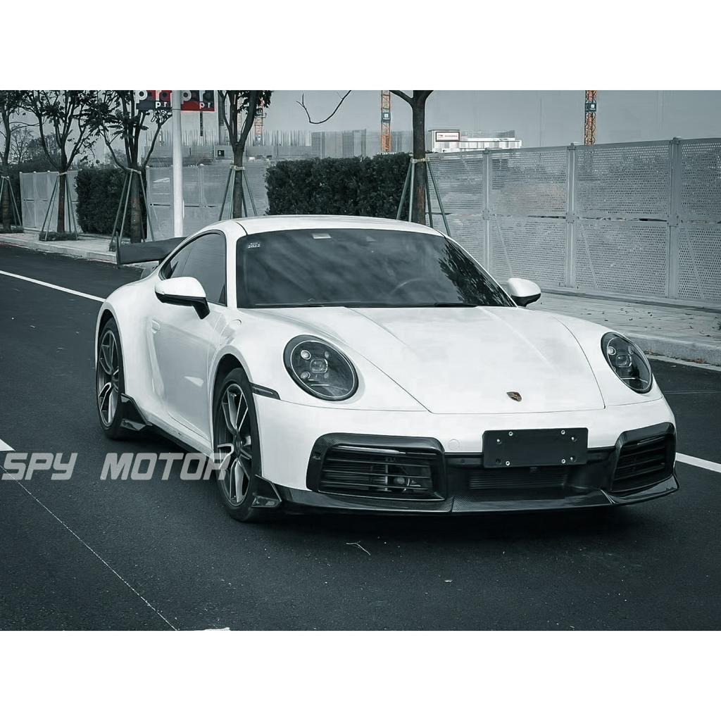【SPY MOTOR】保時捷 Porsche 992 碳纖維前下巴 後下巴 尾翼