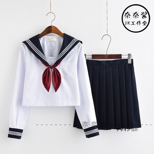 Jk 水手服 多件式套裝優惠推薦 女生衣著21年4月 蝦皮購物台灣
