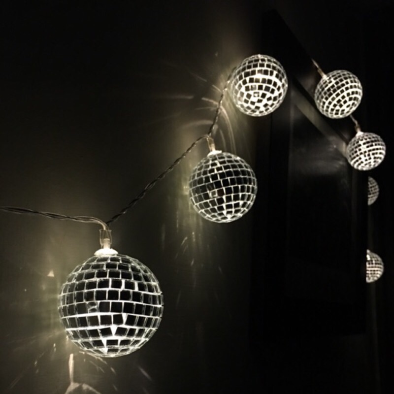 馬賽克鏡面球燈 霓虹燈 聚會裝飾燈 交換禮物 聖誕節