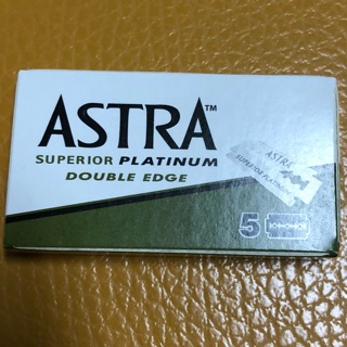 俄羅斯Astra Superior Platinum極致白金版雙面安全刮鬍刀片一盒5片 and 土耳其 Derby
