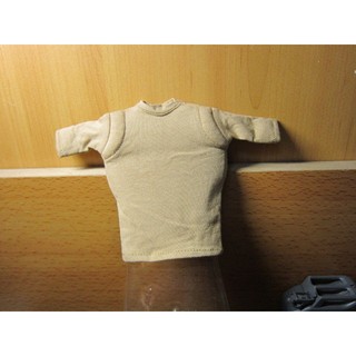LJ2Y沙漠部門 海豹沙色款1/6高彈性五分袖T恤一件(有護臂+護肩設計) mini模型