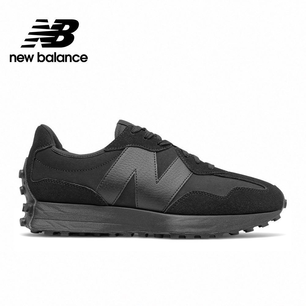 【New Balance】 NB 復古運動鞋_中性_黑色_MS327LX1-D楦 327