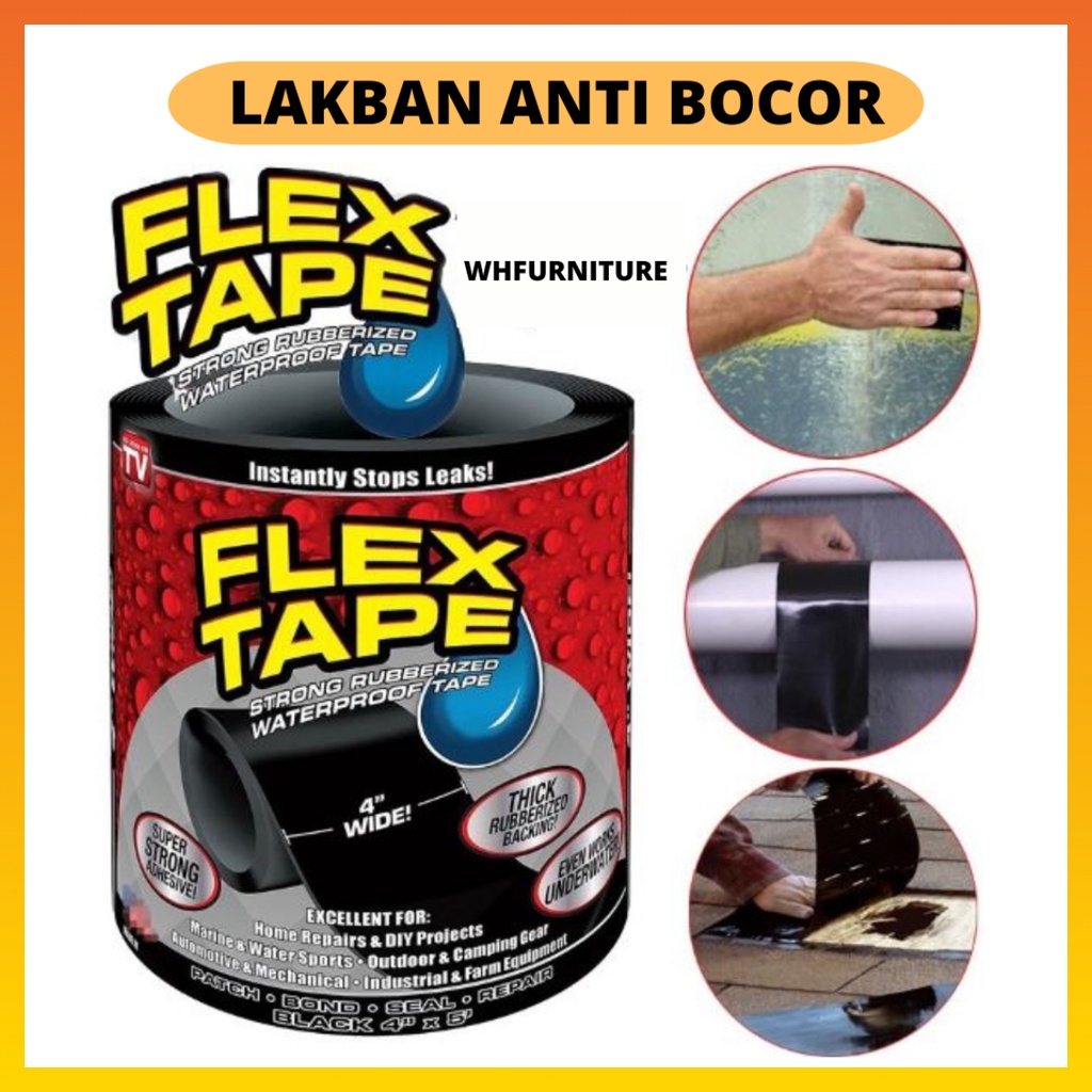 Flex Tape Leak Patch 雙層絕緣膠帶強力膠帶可水洗無痕多功能豪華版