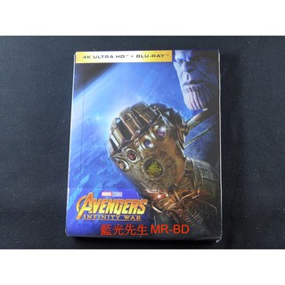 鐵盒[藍光先生UHD] 復仇者聯盟3：無限之戰 UHD+BD 雙碟限定版 Avengers：Infinity War