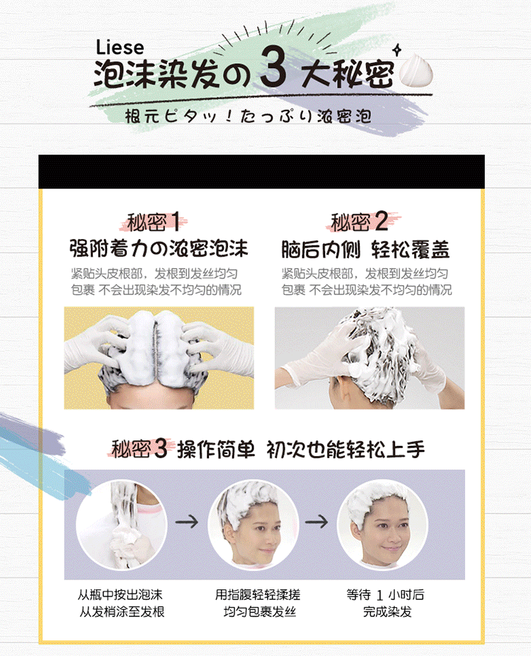 美麗的小屋 日本花王泡沫染髮劑流行色植物純米棕奶茶色在家染髮膏女泡泡 12天到貨 蝦皮購物