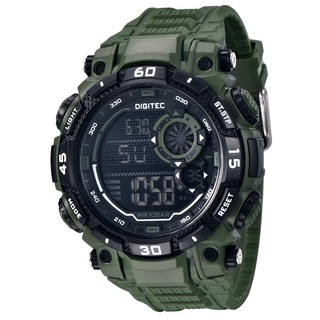 DIGITEC 數碼科技 炫酷休閒運動大錶鏡數字電子錶 游泳防水 運動手錶 100M防水 夜光 日期 星期顯示 男錶女錶
