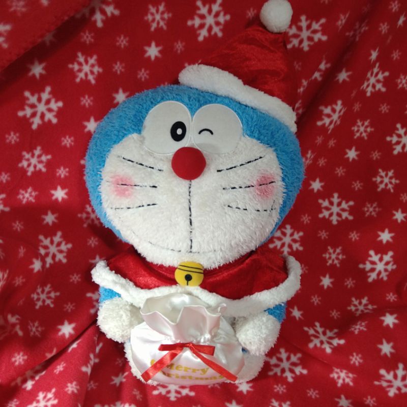 日版2017哆啦a夢 小叮噹 Doraemon聖誕老公公 聖誕節系列絨毛玩偶