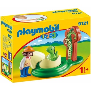 Playmobil 9121 123-女孩與恐龍蛋 PM9121