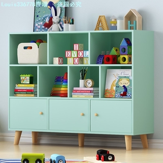 【熱銷中A】兒童書櫃玩具收納櫃學生書櫥小戶型書房多用儲物櫃置物櫃書架組合