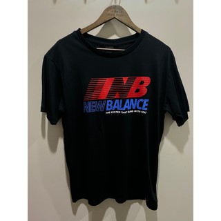 New Balance 男 休閒短袖 棉質 休閒短袖 穿搭 透氣 黑 AMT03513BK