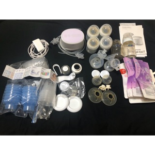 PHILIPS AVENT 新安怡 雙邊(也可單邊）電動吸乳器/擠乳器SCF334/14手電動兩用（二手近新）