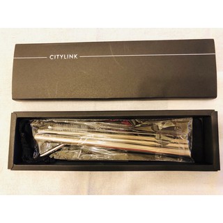 CITYLINK 環保不鏽鋼冷飲吸管禮盒組
