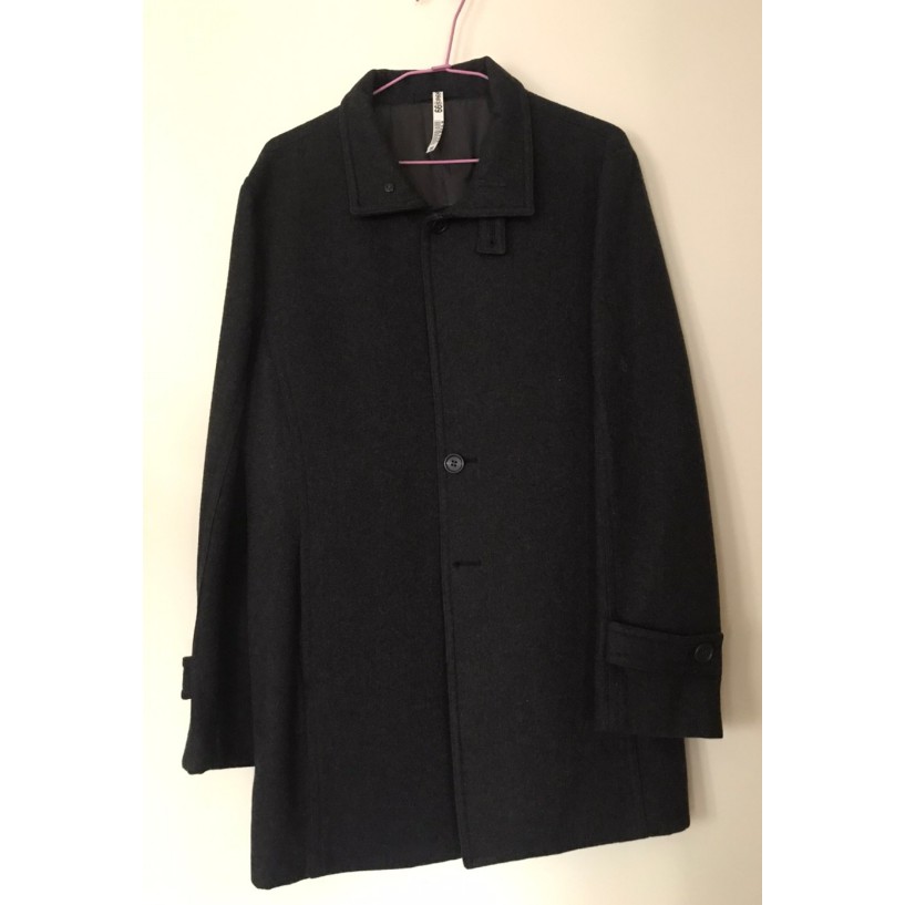 中古junmen 羊毛大衣俊貿新光三越買的wool Coat For Men ウールコート男性用 蝦皮購物