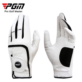 PGM 高爾夫球手套男士羊皮單只透氣防滑高爾夫產品專業運動手套 ST021