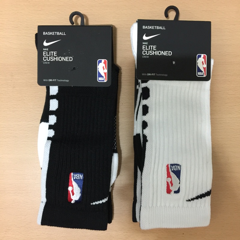 NIKE ELITE CREW NBA 長襪 籃球襪 黑白 白黑 SX5867-010