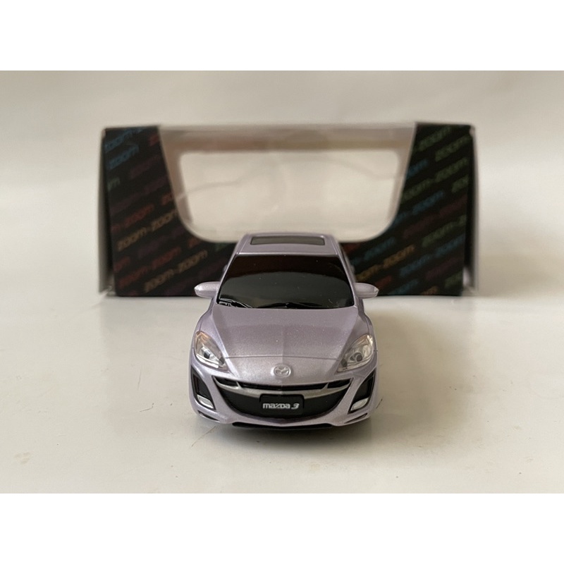 1/43 模型車  原廠精品 Mazda 3 紫色 微笑馬三
