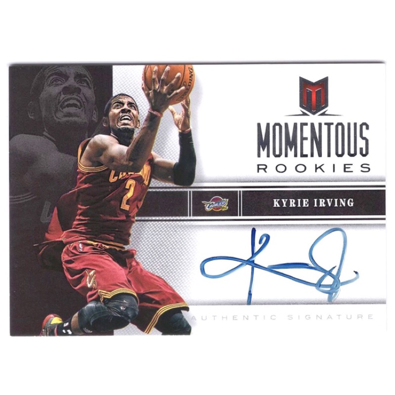 (新人簽名卡) Kyrie Irving / Momentous Rookies系列新人虛影卡面簽名卡 2012-13