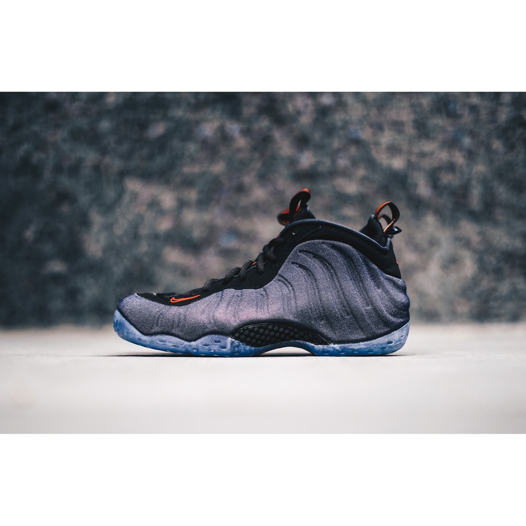 nike air foamposite one denim