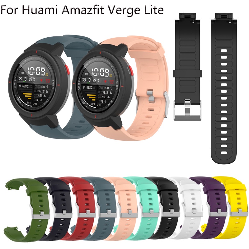 適用於 華米 Amazfit Verge Lite 矽膠運動錶帶