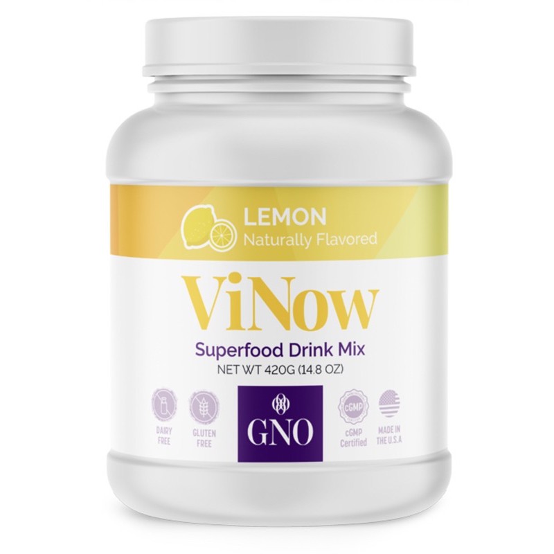 GNO ViNow檸檬口味穩定型米糠 罐裝 30日份