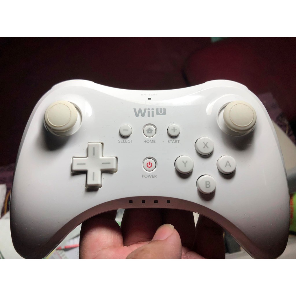 遊戲歐汀 Wii U PRO 白色無限控制器 原廠