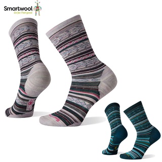 【全家遊戶外】SmartWool 美國 女中長襪-Ethno Graphic 兩色 S M 運動羊毛襪 SW003901